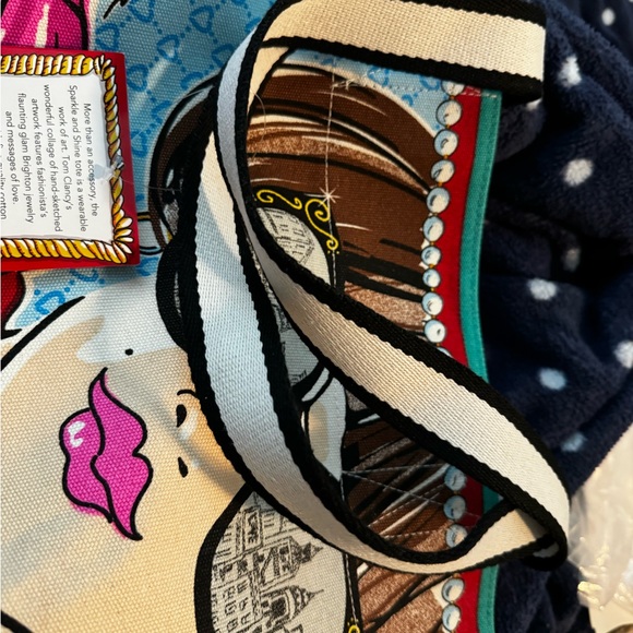 BRIGHTON bright and colorful “Sparkle and Shine” oversized Tote bag NWT - Picture 5 of 8